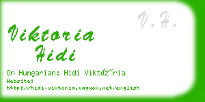 viktoria hidi business card